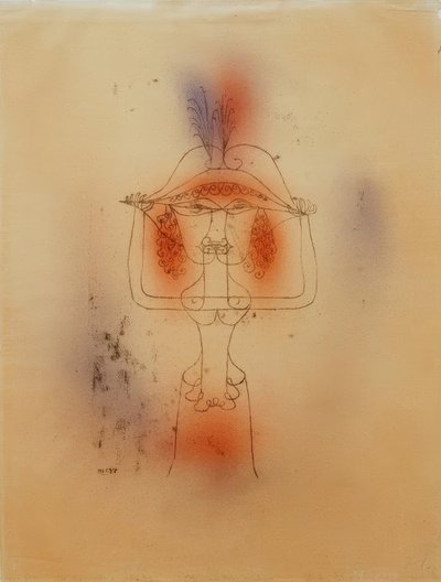 The Singer of the Comic Opera by Paul Klee